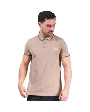 Lambretta Poloshirt Für Herren (Nussbraun/Steinfarben/Marine/ - Natur