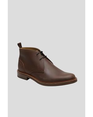 Chapman & Moore Chapman & Moore Country Chukka Leder Herren Choco Boots - Braun