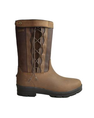 Brogini "Tetbury" Landstiefel Für Damen, Narbiges Leder - Braun