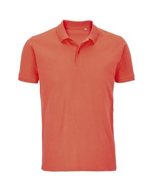 Sol's "Planet" Poloshirt Baumwolle Aus Biologischem Anbau Für Herren (Pop) - Orange