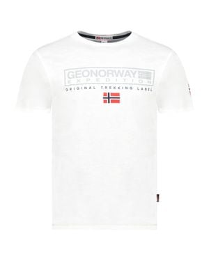GEOGRAPHICAL NORWAY Jasic Shirt Weiss - Weiß