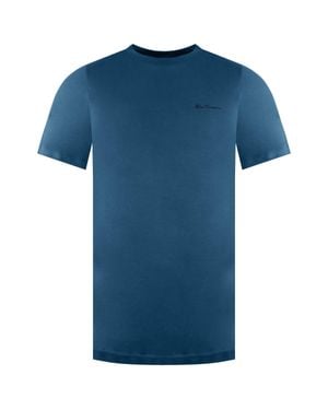 Ben Sherman Kleinlogo Herren T-Shirt - Blau