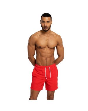 Umbro Herren Taped Swim Shorts (Zinnoberrot)