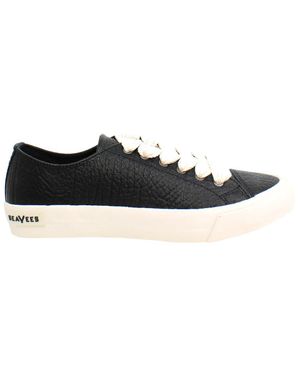 Seavees Crosby Damen Plimsolls - Schwarz