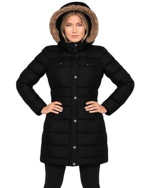 Enzo Damen-Steppjacke - Schwarz