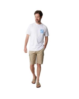 Saltwell "Argyle" T-Shirt Für Herren, Regulär - Weiß