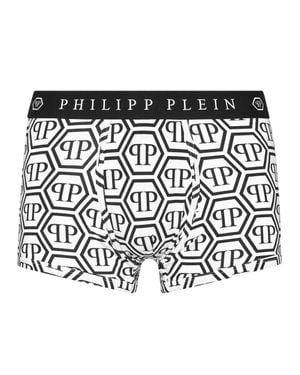 Philipp Plein Box Briefs Monogram - Schwarz