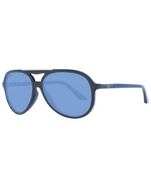 Longines Verspiegelte Piloten-Sonnenbrille - Blau