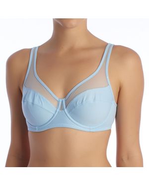DIM Großzügiger Ungepolsterter Bügel-Bh Für Damen D3983 - Blau