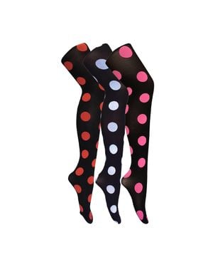 Sock Snob 3Er-Pack Damenstrumpfhosen 80 Denier - Schwarz
