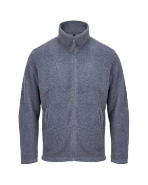 Sol's Jacke Für Herren/Damen Micro-Vlies Meliert) - Blau