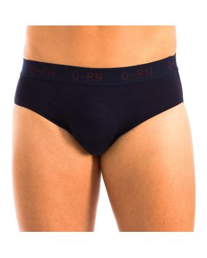 Q En Herren Atmungsaktive Elastische Bambus Slips Q510 - Blau