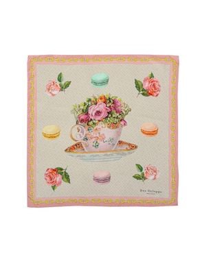 Dee Ocleppo Teetasse Seidenschal - Weiß