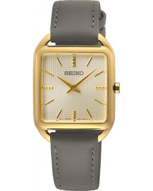 Seiko Swr090P1 Damen Klassische Uhr - Mettallic