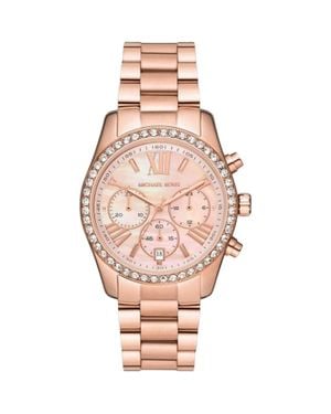 Michael Kors Damenuhr Quartz Silber Rose - Pink