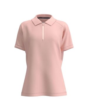 Forelson "Blockley" Poloshirt Reißverschluss Für Damen - Pink