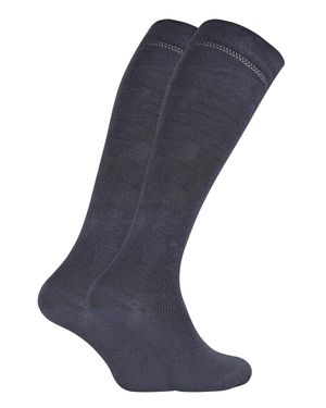 Sock Snob 2Er-Pack Damen Atmungsaktive Gemusterte Kniestrümpfe Aus Bambus - Blau