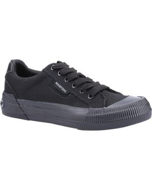 Rocket Dog Cheery Stoff Damen Sneakers - Schwarz