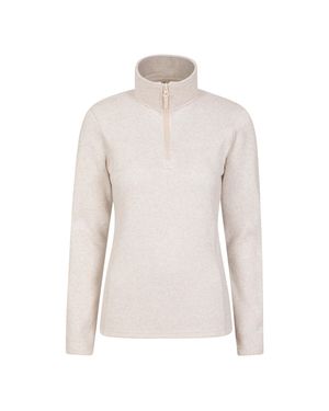 Mountain Warehouse Damen/Damen Idris Half Zip Fleece Top - Weiß