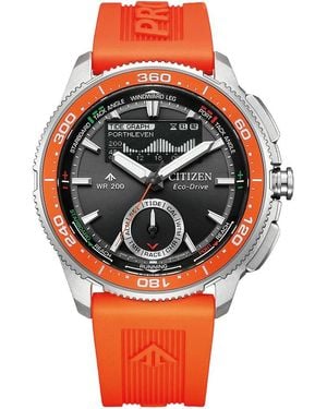 Citizen Wave Tracker Herren Armbanduhr Jv3000-13E - Grau