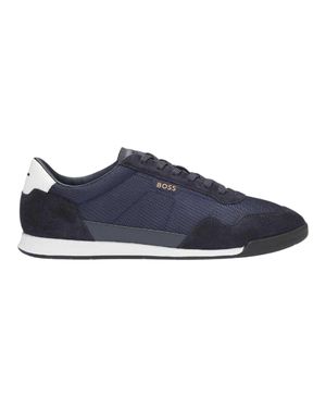 BOSS "Titanium Sl" Sneaker Für Herren, Wildleder (Dunkelblau)