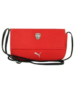 PUMA Scuderia Ferrari – Rote Damentasche Mit Verstellbaren Riemen