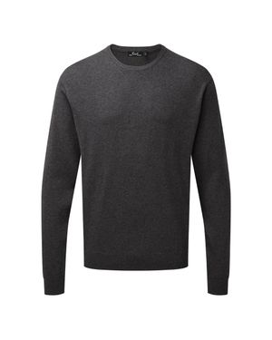 PREMIER Erwachsene -Pullover Mit Rundhalsausschnitt Aus Reicher Baumwolle - Grau