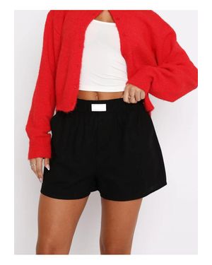 Everyday the Label Damen Shorts Mit Elastischem Bund - Rot