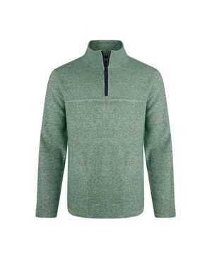 Weird Fish "Laramie" Fleece Mit Kurzem Reißverschluss Für Herren (Oliv) - Grün