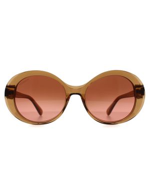 Serengeti Bacall Ss541006 Glã¤Nzendes Kristall Karamell Mineral Treiber Gradient Photochromen Sonnenbrille - Braun