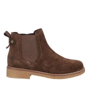 Hush Puppies "Maddy" Stiefeletten Für Damen, Wildleder - Braun