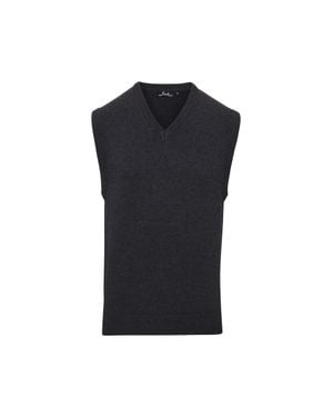 PREMIER Pullover-Weste Für Herren Ärmellos - Schwarz