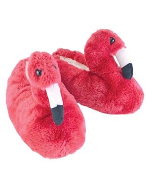 Slipper Snob Damen Flamingo Hausschuhe - Pink