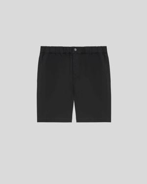 Lyle & Scott Baumwollmischung Twill-Shorts - Schwarz