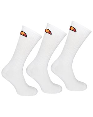 Ellesse 3Er-Pack Tisbi Herren Weiße Lange Socken