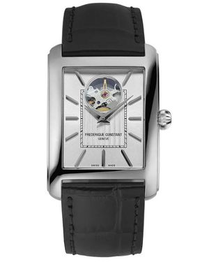 Frederique Constant Frédérique Constant Carree Heart Beat Herrenarmbanduhr Fc-311S4C26 - Schwarz