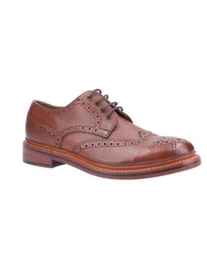 Cotswold Herren Quenington Goodyear Welt Lace Up Lederschuh - Braun