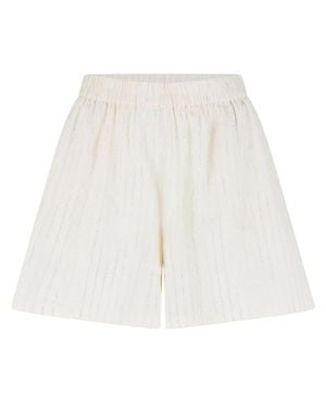 Vero Moda "Siljo" Shorts Für Damen (Birke) - Weiß