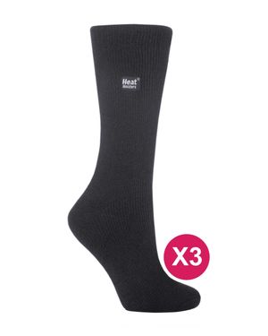 Heat Holders 3Er-Pack Multipack Damen Isolierte Thermo-Socken Für Den Winter - Schwarz