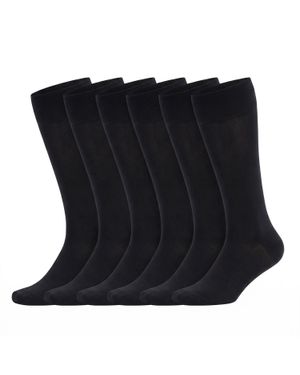 Kisses&Love 6 Paar Herren Exekutivsocken Kl66030 - Blau