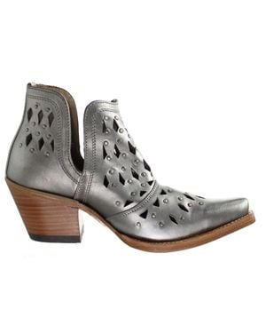 Ariat Dixon Nothed Damen Silberstiefel - Grau