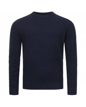 Ted Baker Loung Stitch Herren Pullover - Blau