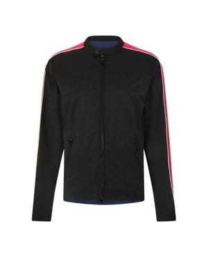 DIESEL Bikerjacke Für Herren, Langärmlig (Schwarz/Rot)