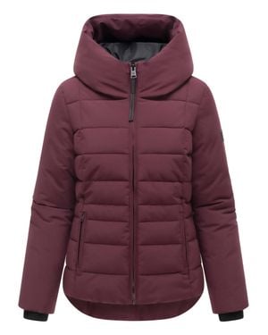 Navahoo Damen Steppjacke Stepptänzchen Mit Kapuze - Lila