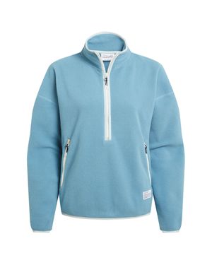 Craghoppers Fleece-Oberteil Mit Halbem Reißverschluss Für Damen (Hell-Jeansblau)
