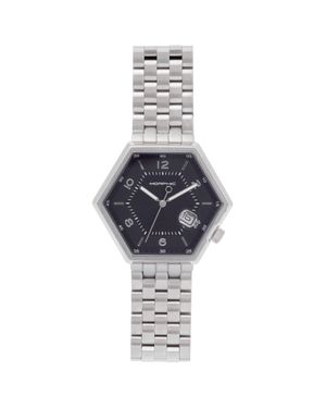 Morphic M96 Serie Armbanduhr Mit Datum - Mettallic