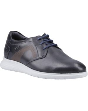 Pod Aston Leder Herren Schnürschuhe - Blau