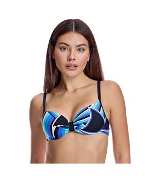 Ory W251024 Damen-Bikinioberteil Mit Bügel - Blau