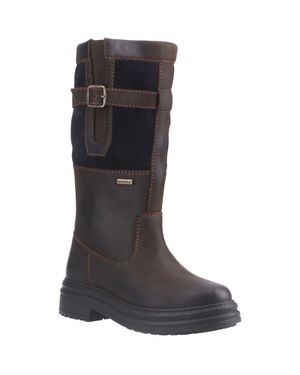 Cotswold Broadwell Leder Damenstiefel - Schwarz