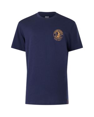 Hard Yakka Heritage Icon Baumwoll-Herren-T-Shirt - Blau